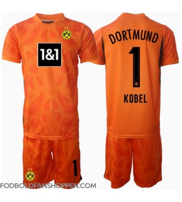 Borussia Dortmund Gregor Kobel #1 Målmand Tredjetrøje Børn 2024-25 Kortærmet (+ Korte bukser)